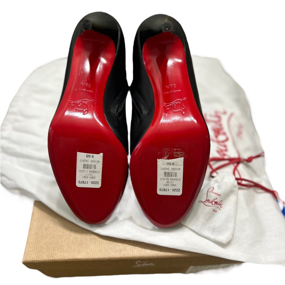 NEW CHRISTIAN LOUBOUTIN BELLE ANKLE RED BOTTOM BOOTS 9.5 - Picture 13 of 13